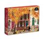 Galison Autumn Neighborhood 1000-Piece Jigsaw Puzzle - Perfect for Adult Relaxation and Educational Fun