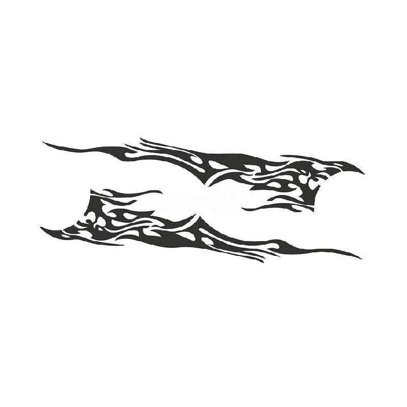 Car Sticker With Flame Totem (Right)