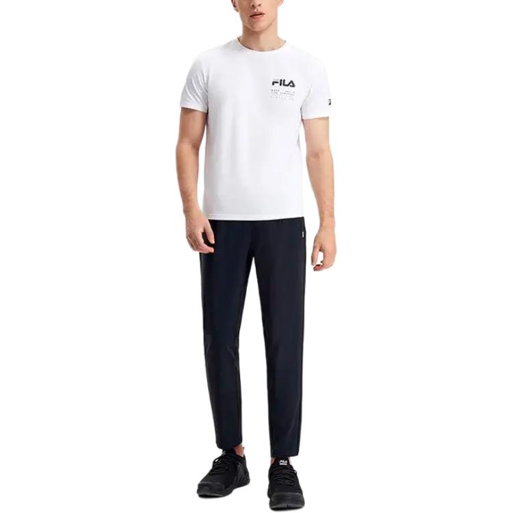 Men's FILA T-Shirts Men's Jade White Crew Neck Moderate