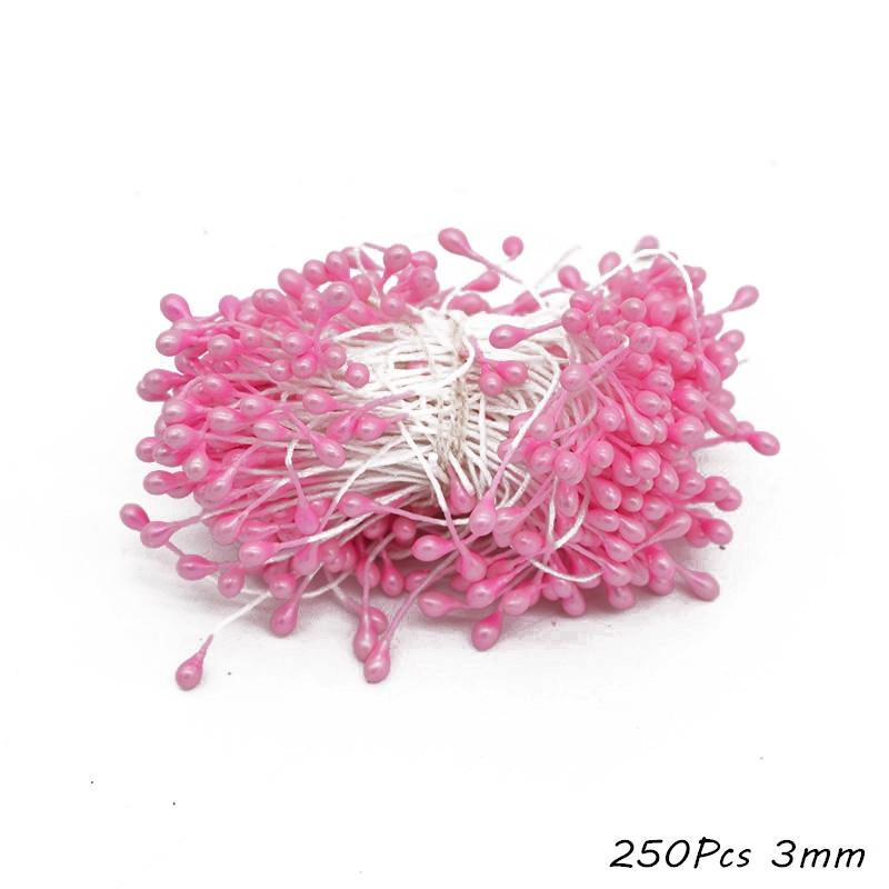 Gemischt Rosa Pflanze Blume Kirsche Staubgefäße Beeren Bündel DIY Weihnachten Hochzeitstorte Geschenkbox Kränze Deko