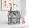 Cartoon Bento Box Bag With Side Pocket Oxford Fabric Multiuse For Kids And Teens
