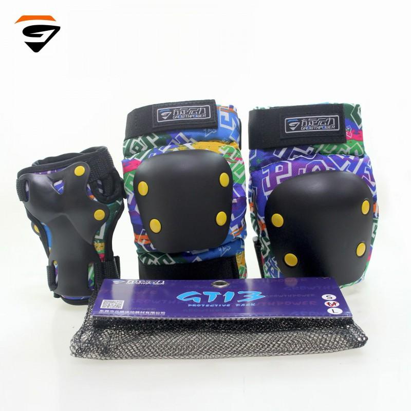 Kids Adult Roller Skating Protective Gear Set Knee Elbow Wrist Guards PU Safety Pads Skateboarding Cycling