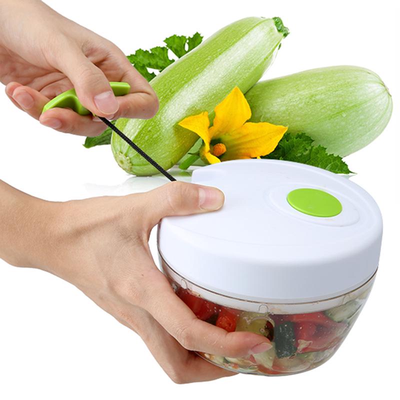 Kitchen Spiral Slicer Food Chopper Dicer Meat Fruit Cutter Mixer Salad Crusher uygun fiyatlı