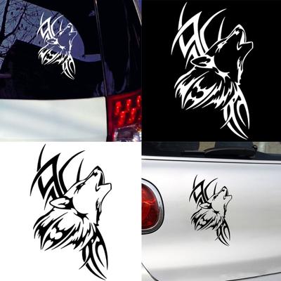 Waterproof Tattoo Wolf Car Styling Stickers Vehicle Motorcycle Body Decal Decor