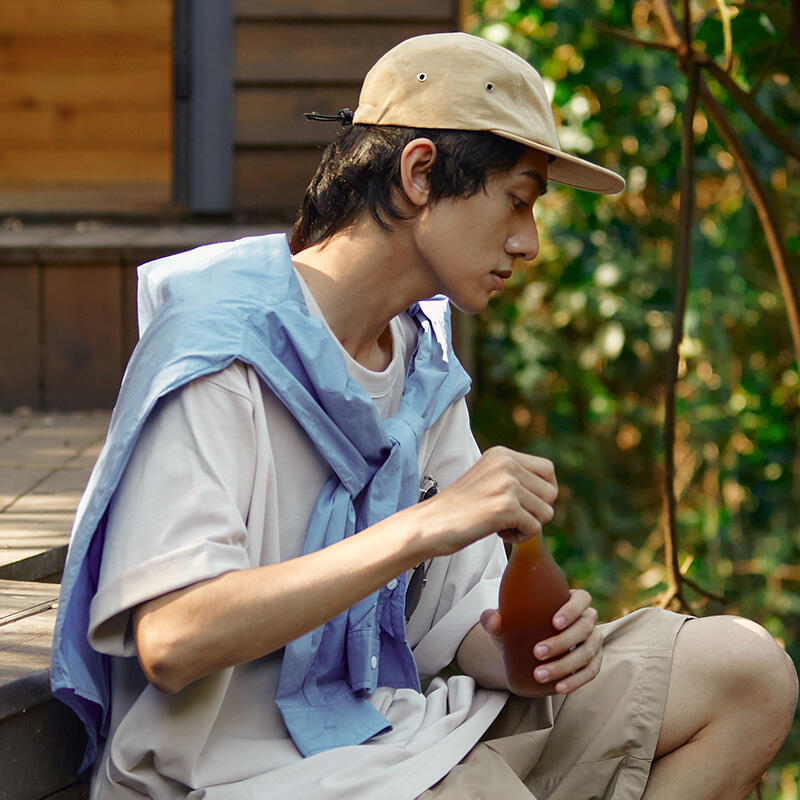 The Cap Outdoor 5-Panel Camp Cap Sand SAND