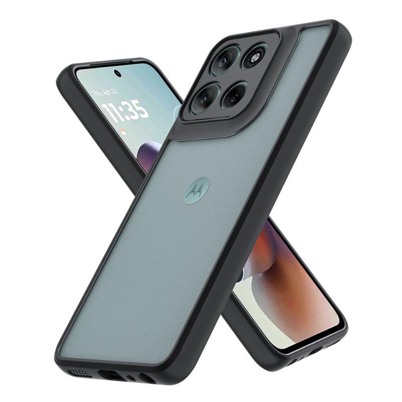 Nárazuvzdorný Matný Kryt na Telefon pro Motorola Moto G86 Power G96 G56 G85 G55 G35 Edge 60 50 Neo Tvrdý Zadní Kryt Měkký Průhledný Funda