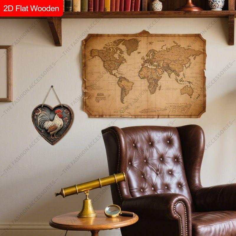 2D Flat Wooden Hanging Decorative Signs, Family Wall or Door Decoration, Garden Decoration, Housewarming Gifts for Friends