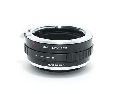 CONCEPT Minolta To NEX Adapter PRO with Lens Cloth K&F A-mount E-mount Af-nex-pro (KFNEXPRO)