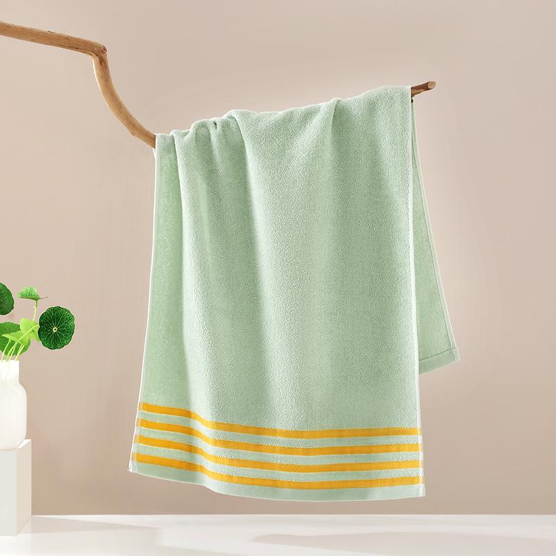 Class A Large Absorbent Cotton Bath Towel - Thickened, Adult Size, Polyester-Cotton Blend