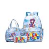 Magic Digital Circus Three-Piece School Bag Boys And Girls Backpack Lunch Bag