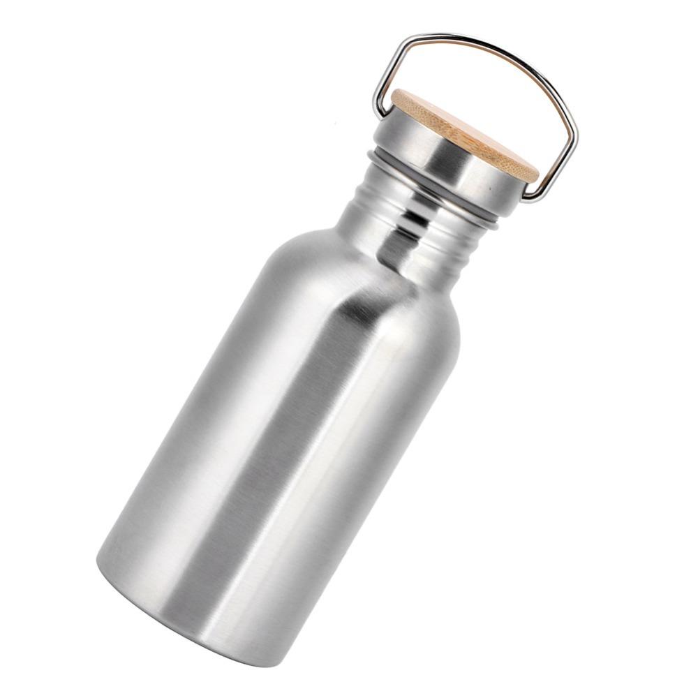 Wide Mouth Design Water Bottle 304 Stainless Steel 500Ml/750Ml Water Jug Outdoor Enthusiasts