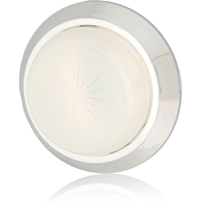 Round Dome Light, Sturdy ABS Interior Dome Light Lens Replacement Dome Lens Replacement for Chevy Nova 1971-1979 and 1970-1981 8732777