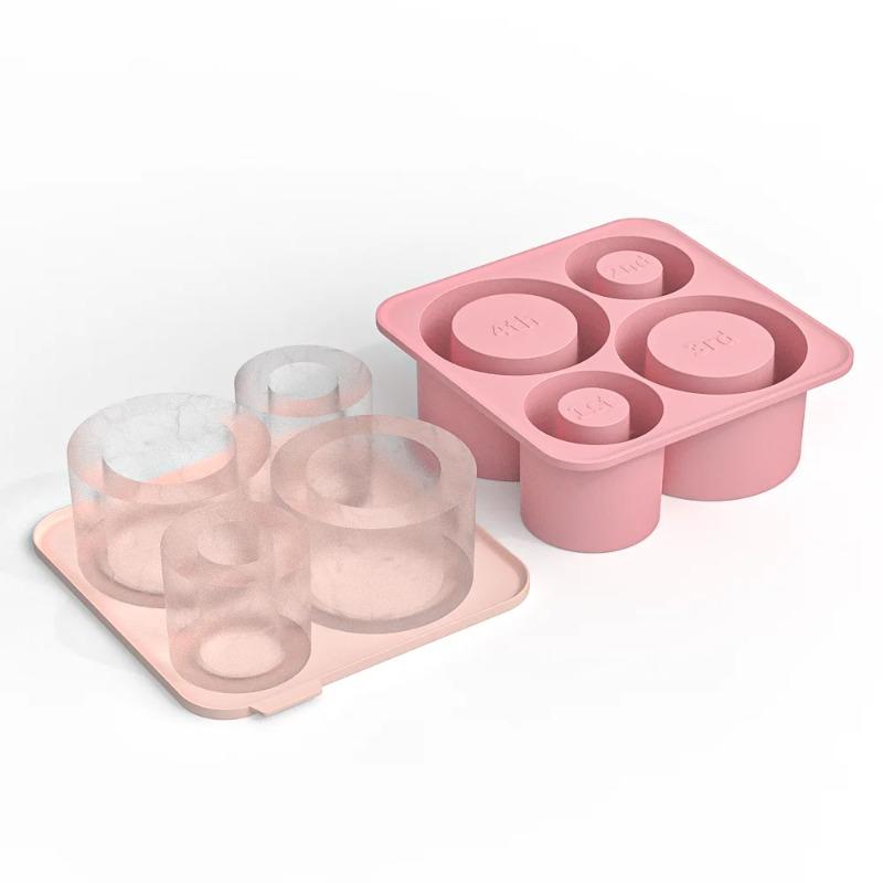 

Silicone Cylinder Ice Mold with Lid-Fit 20/30/40oz Stanley Tumblers,Leak-Proof Slow-Melting Ice Sticks for Cocktails&Iced Coffee