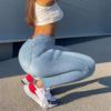 Jeans a gamba stretta, alla moda, casual e larghi da donna