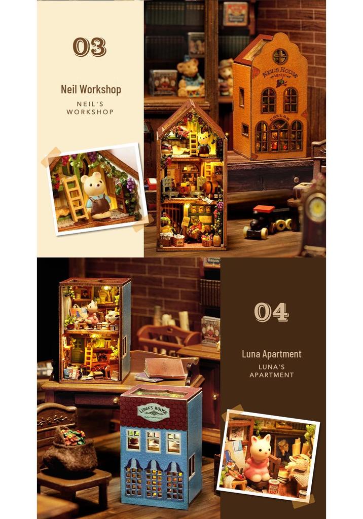 Zhi Qu Wu DIY 3D Miniature Playhouse Decoration Toy