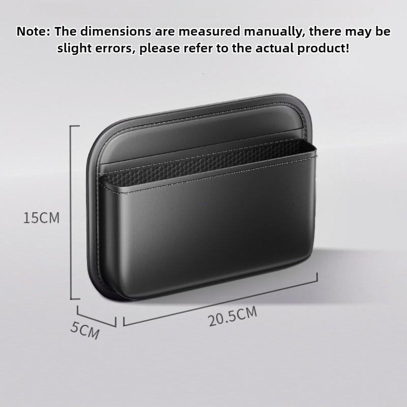 PU-Leder Fahrer-Autotasche, Multifunktionaler Auto-Seitenaschen-Organizer für Autositze, Türen und Konsolen