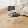 Kleiner Hocker Rückenlehne Universelles Rad Weicher Hocker Kindersofa Couchtisch Kleiner Stuhl Rolle Niedriger Hocker Tragbarer Hocker