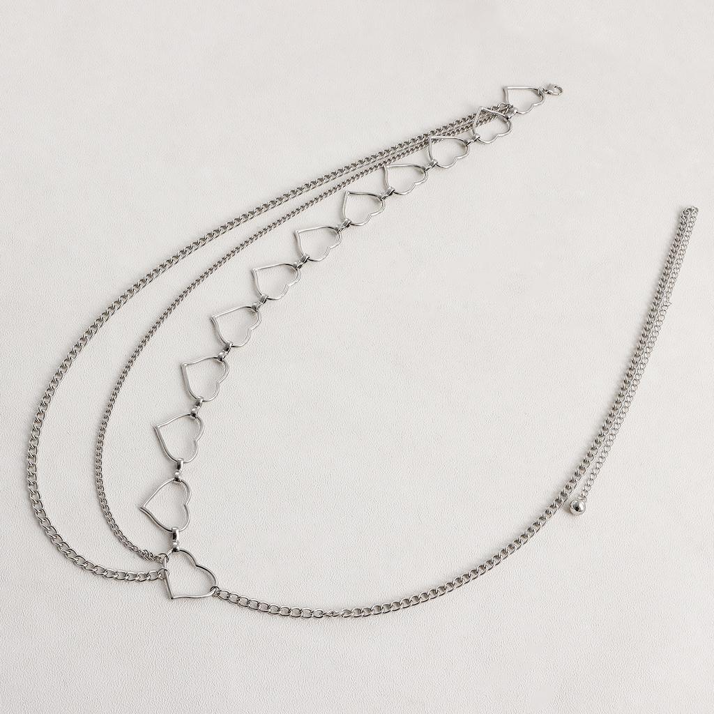 Love Waist Chain Versatile Belt Women's Decorative Dress Waist with Skirt Pants Heart Chain Summer Accessories Women