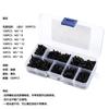 500Pcs M3 Screw Set 6/8/10/12/16/18/20mm Carbon Steel Cross Pan Head Self Tapping Screws Drilling Wood Screw Assortment Kit