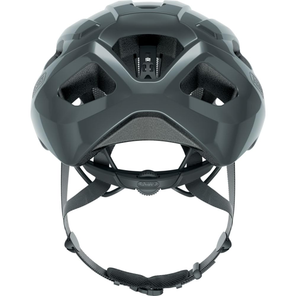 ABUS MACATOR RACE GREY Cycling Size L with Removable Helmet, (57-61cm), Visor.