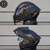 Motorradhelme Doppelvisier Modularer Klapphelm DOT-geprüft Integralhelm Motorrad-Rennhelm Klapphelm für Motorrad