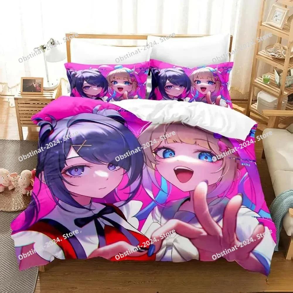 3D Anime Needy Streamer Overload Bedding Set Printed With Pillowcase Bed Duvet Cover Soft Single Double Queen Super King Size
