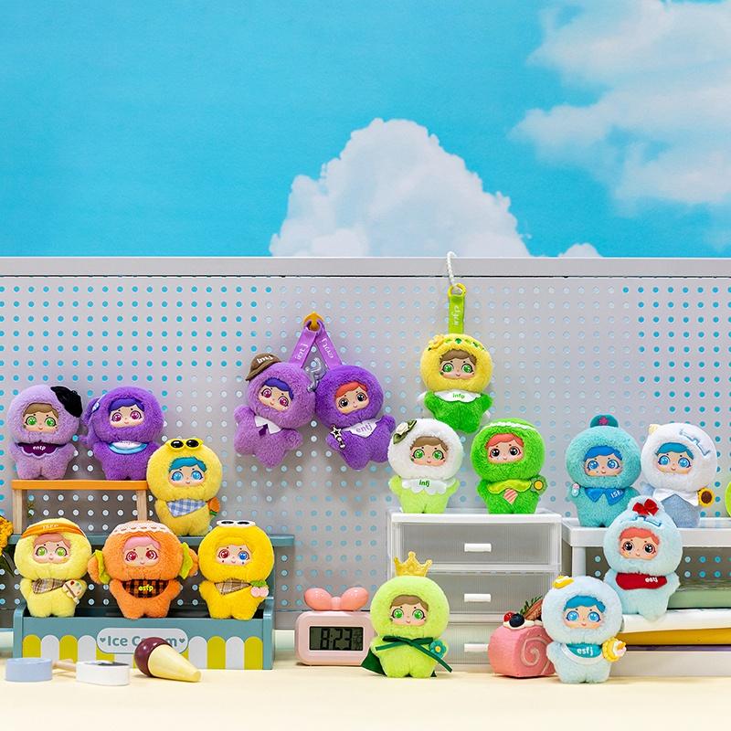 Kawaii MBTI Lovely Stuffed Doll Vinyl Face Plush Toy Birthday Christmas Gift