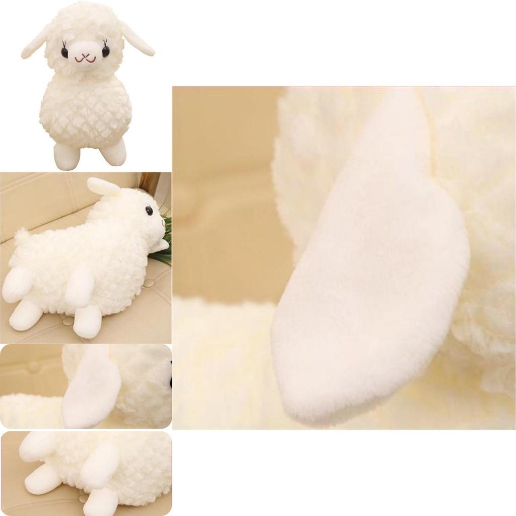 Cute Short Plush Sheep Doll Perfect Gift For Children's Birthday