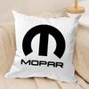 Klassische MMopar Kissenbezüge Kurzer Plüsch Beidseitiger Druck Quadratische Dekokissen für Sofa Zuhause