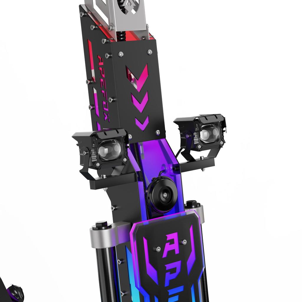 APEF-FOX T90 Ultra Electric Scooter Dual 5000W Peak Motors 72V 40Ah Battery 13 Inch Off Road Tires 44.7N·m Torque