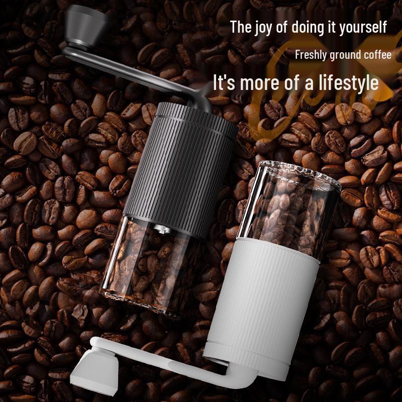 Mini Manual Hand Crank Coffee Grinder - Portable, Adjustable Coarseness, for Home & Outdoor Use