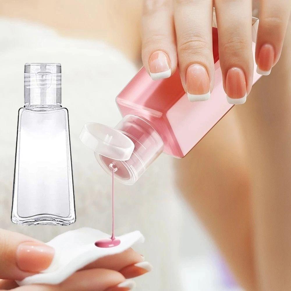 30/60ml Empty Refillable Bottle Flip Cap Hand Sanitizer Gel Dispenser Container