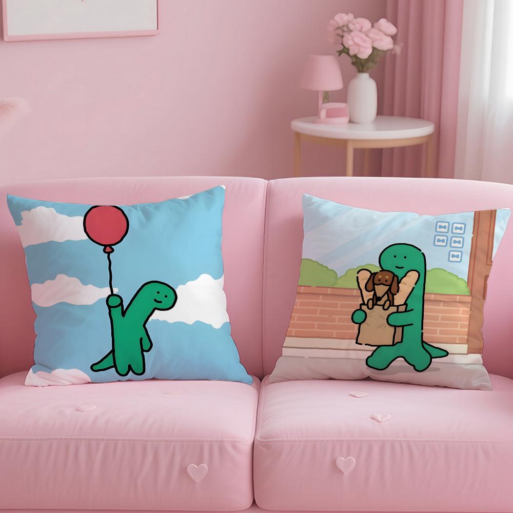 popular cartoon JOGUMAN Cushion Cover Soft & Easy-Wash Pillow Case – Versatile for Couch, Bed, Travel and Office