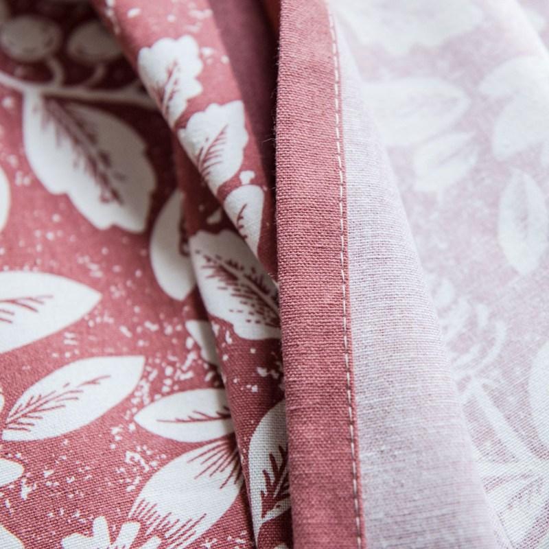 American Style Rural Floral Cotton Linen Window Curtain Blackout Valance Living Room Bedroom Drape Home Life Decor Curtains