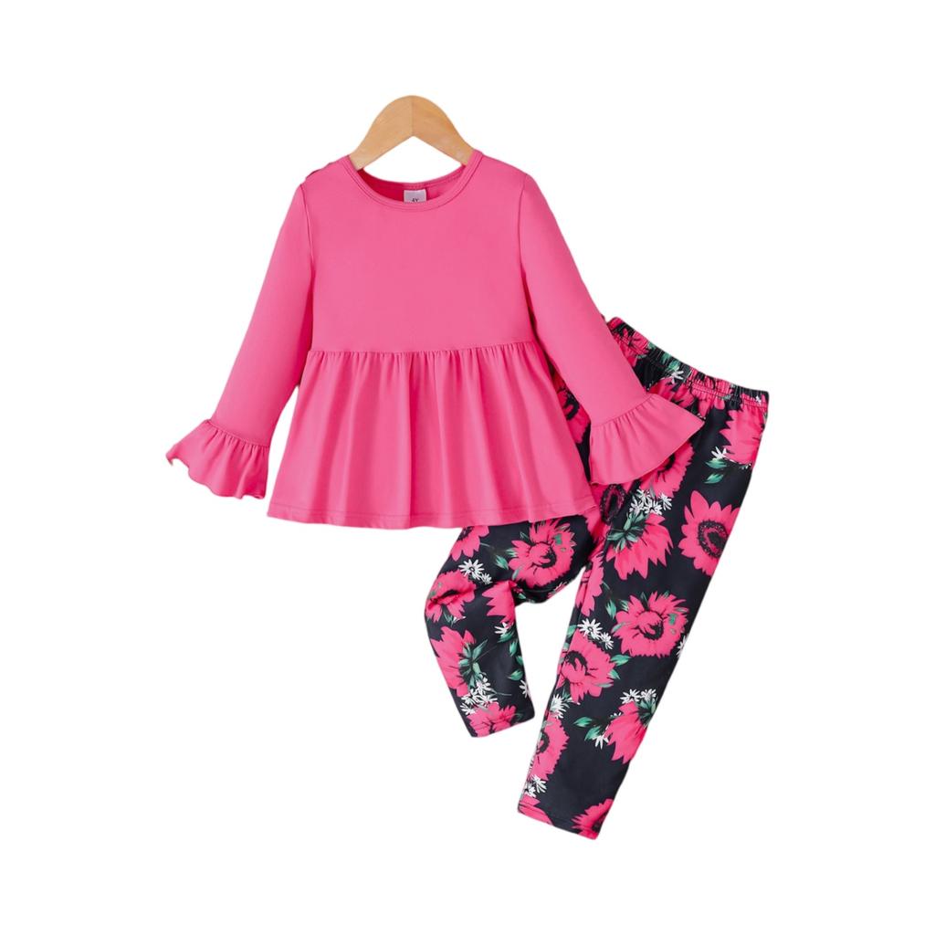 Kids' Long-Sleeve Top Set - Casual, Stylish & Versatile Children's Outfit
