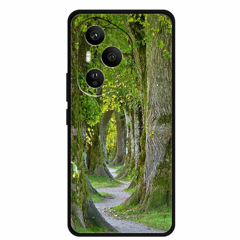 For Honor 400 Pro 5G Case Original Soft Silicone TPU Phone Cases Cover Honor400 Pro DNP-NX9 6.7" Fashion Protector Planet Capa