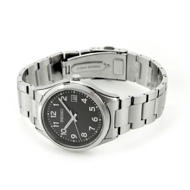 Seiko Selection SBPX155 Solar Men's Watch Arabic Dial Silver Stainless Steel Analog