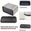 Large Capacity Kitchen Utensil Holder Stainless Steel Filterable Water Soap Liquid Storage Rack Removable Anti-rust