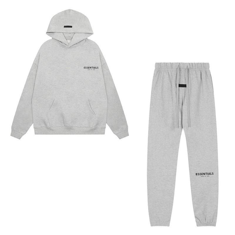 Mens Hooded Oversized Cotton Sweatshirt With Flocked Letter Print Warm Lined Casual Pullover