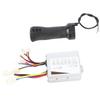 24V 500W Brushed Controller Broken Line Electroplate Throttle Grip Set for Electric Bike