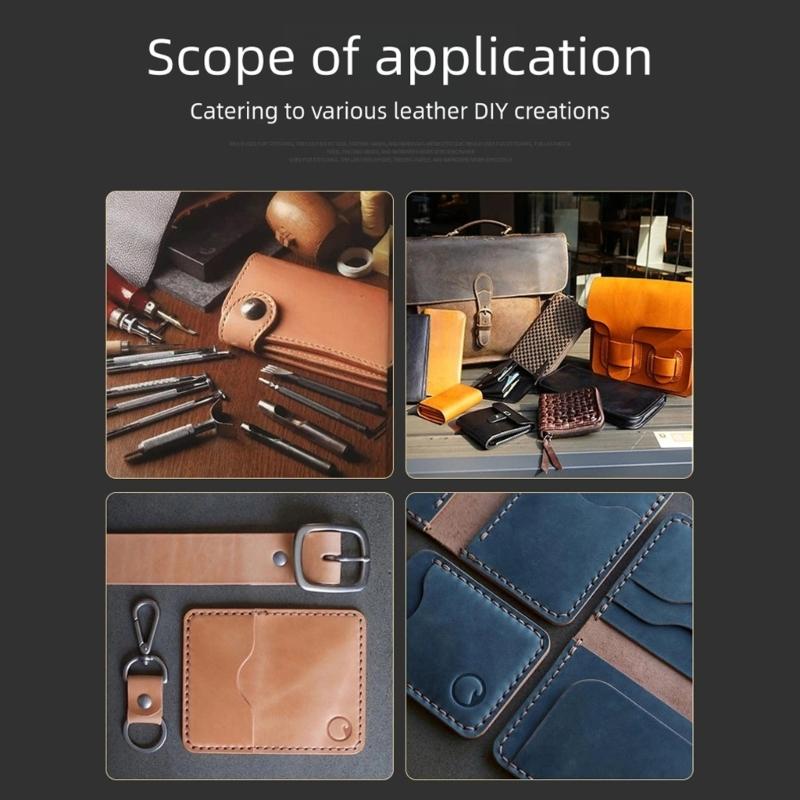 Professional Stainless Steel Leather Stitching Tool For Handmade Sewing And Crafting Projects