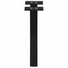 Vidaxl Coffee Table Legs, 2 Pcs, Black, 40X(30-31) Cm, Steel