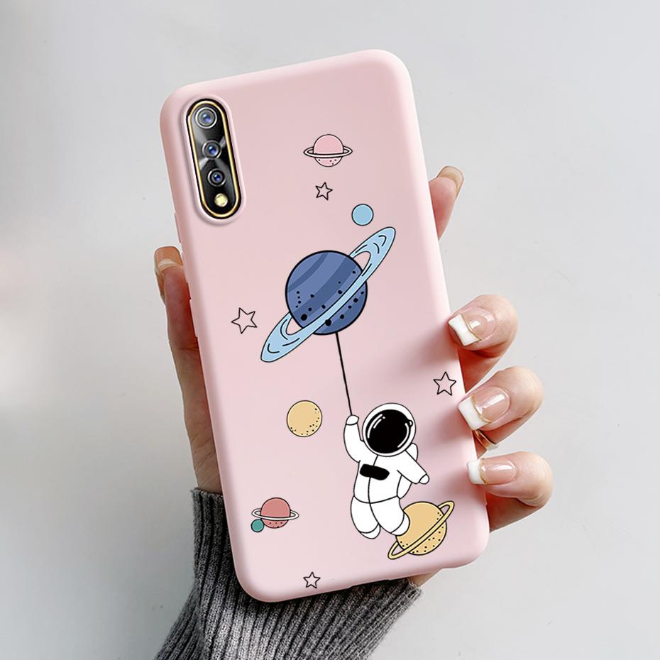 For vivo S1 Case 1907 V1913A Phone Cover Cute Rabbit Panda Shockproof Bumper For Vivo V17 Neo Fundas For Vivo Z5 IQ00 855 Coque