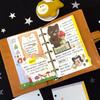 Wishing Star Memo Japanese Hand drawn Basic Ins Handheld Account Collage Material Non Sticky, M5 Inner Page No Punching
