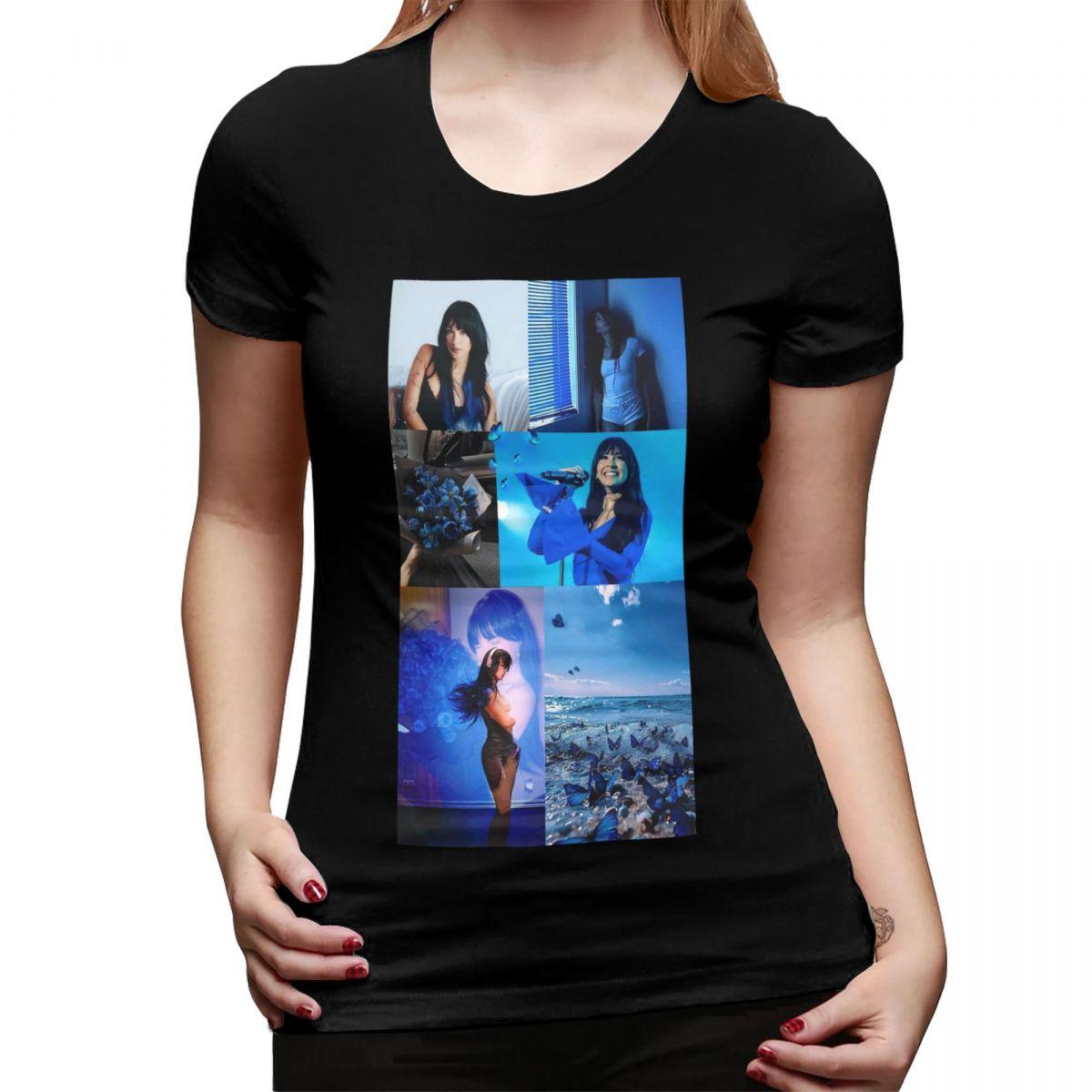 

Singer Aitana 1 TShirt for Women Crew Neck Streetwear T Shirts Womens Short Sleeve Summer Clothes Tops 4XL