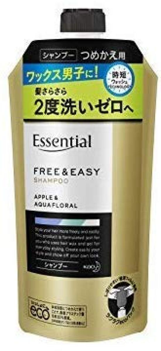 

Kao Essential Free & Easy Shampoo Refill 300ml x 3 pack