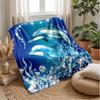 Jeweled Bow and Flowers 1 Theme blanket Lightweight Warm Flannel Blanket Decorative Throw Blanket for Home Decoration