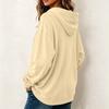 Women's Fashion Long Sleeve Hoodie Pullover Color Casual Top for Daily Wear
