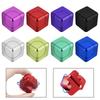 Square Decompression Spinning Top Dice Cube Anti-Anxiety Fingertip Toys Hand Figets Spinner Early Learning Vent Toys Flipo Flip