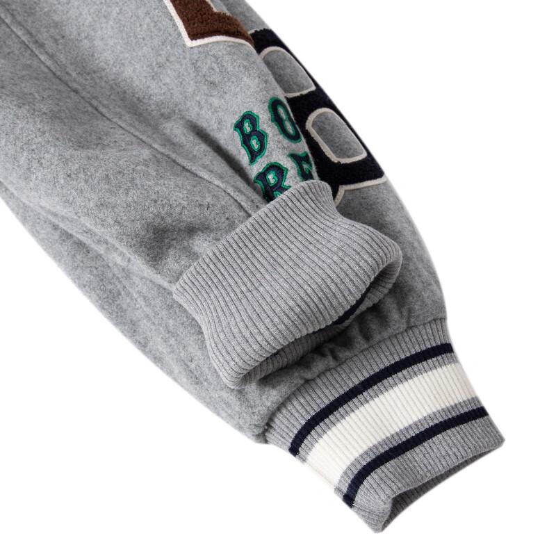 New MLB Baseball Jacket Unisex Gray 3AJPN0124-00MGS